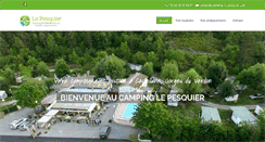 Desktop Screenshot of camping-le-pesquier.com
